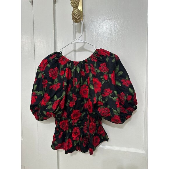 Old Navy women’s size small rose blouse - Picture 8 of 9